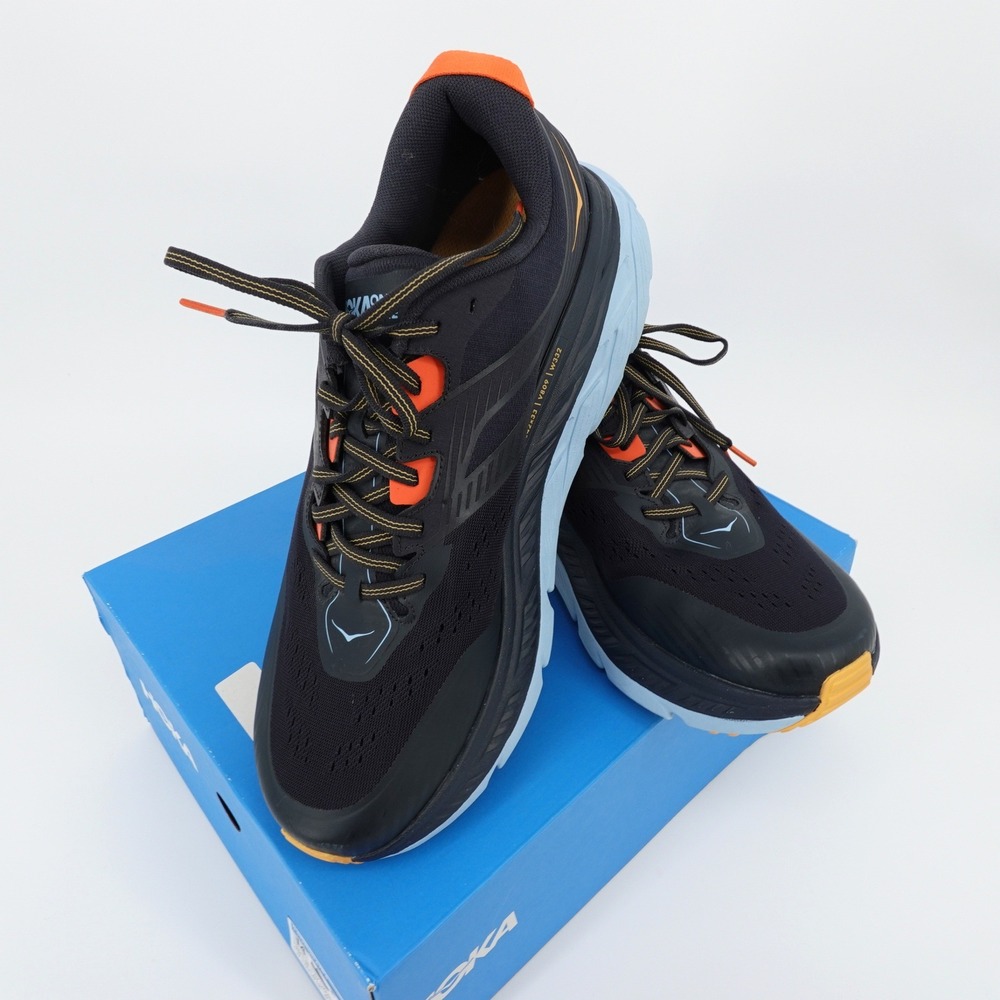 Hoka One Stinson ATR 6 Mens Size 14 Black Evening Primrose Running Shoes